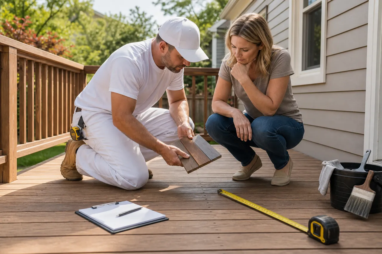 Planning a Deck or Fence Finish